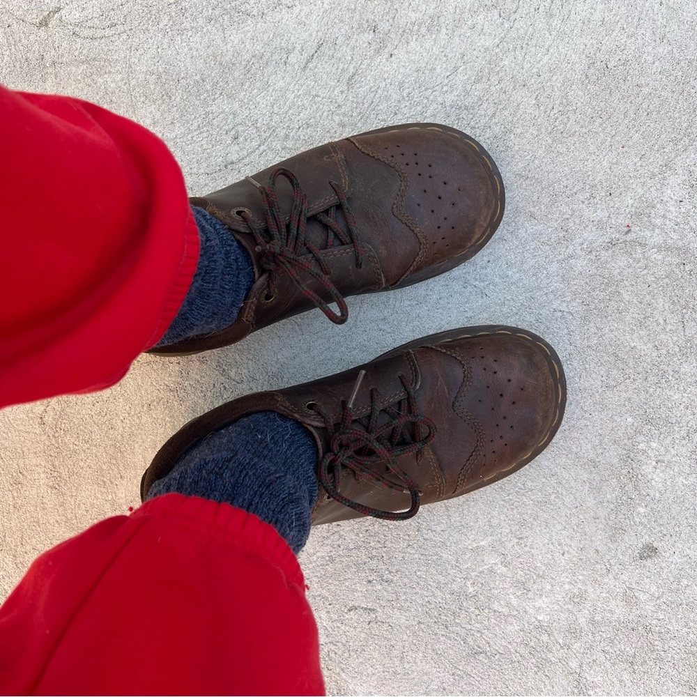 Vintage Brown Doc Martens Oxford Lace Up Shoes